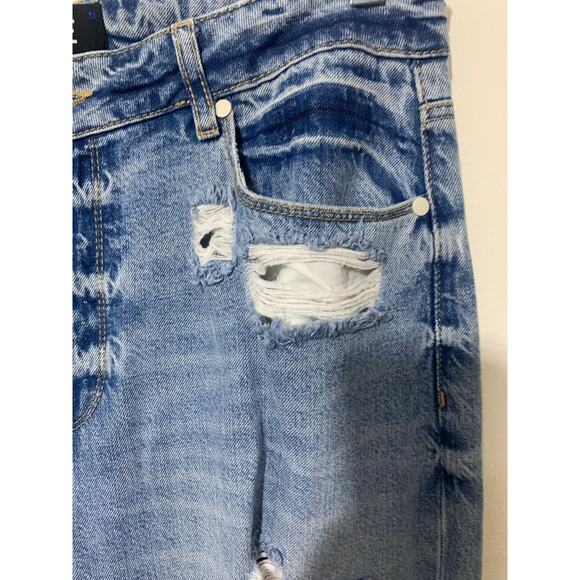 Paige Noella Highrise Straight Ankle Jeans Jovie Destructed sz 30 - Picture 7 of 12